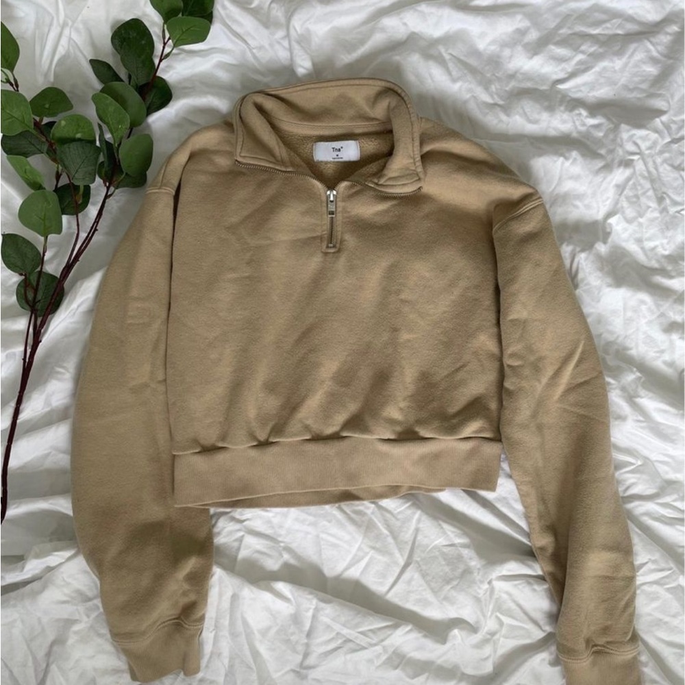TNA quarter zip sweatshirt